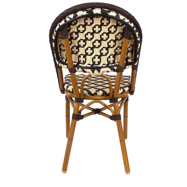 Ophelia & Co. Kingery Bamboo Stacking Patio Dining Chair Wayfair